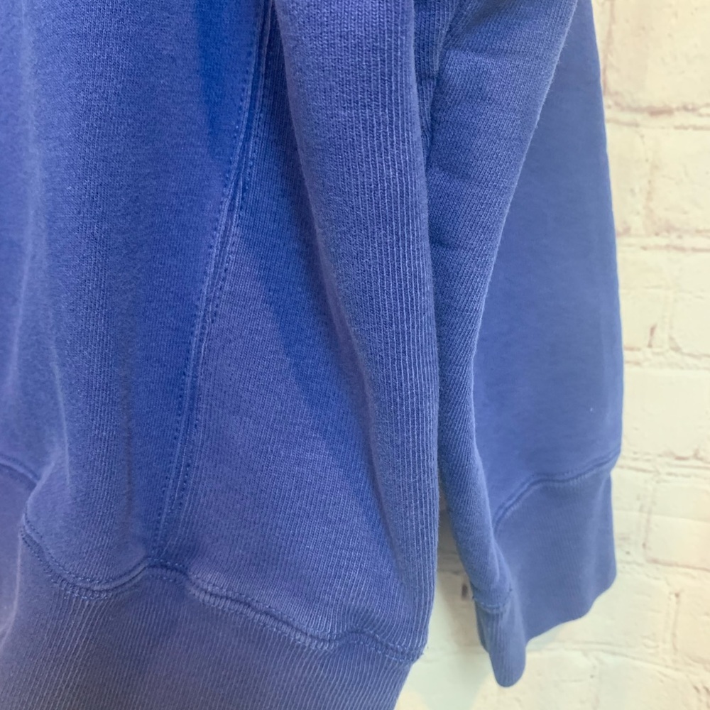 Vintage Eddie Bauer Reverse Weave Blue Sweatshirt Size M - Picture 4 of 6